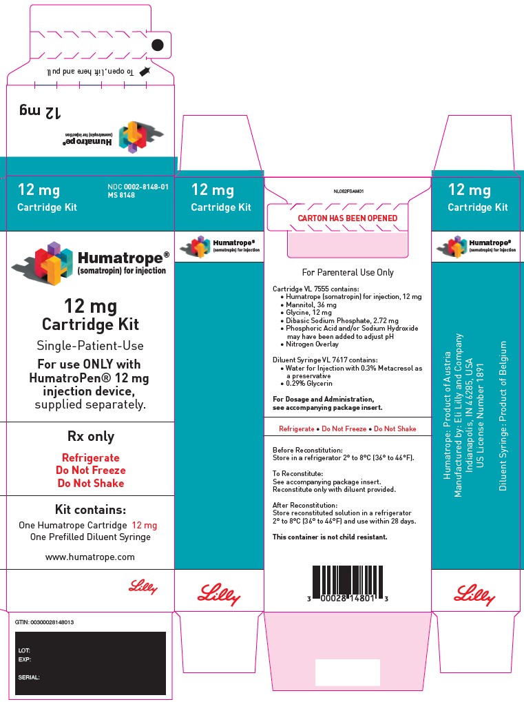 PACKAGE LABEL – Humatrope 12 mg Cartridge Kit
