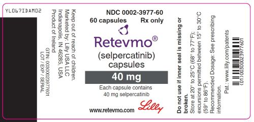 Retevmo  40mg Capsules - 60 Count Bottle