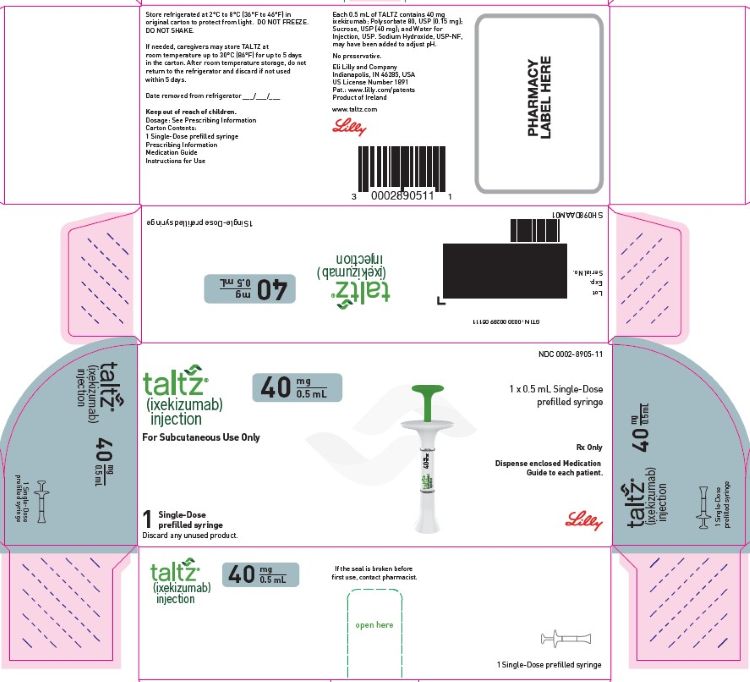 PACKAGE CARTON – Taltz Prefilled Syringe 40 mg
