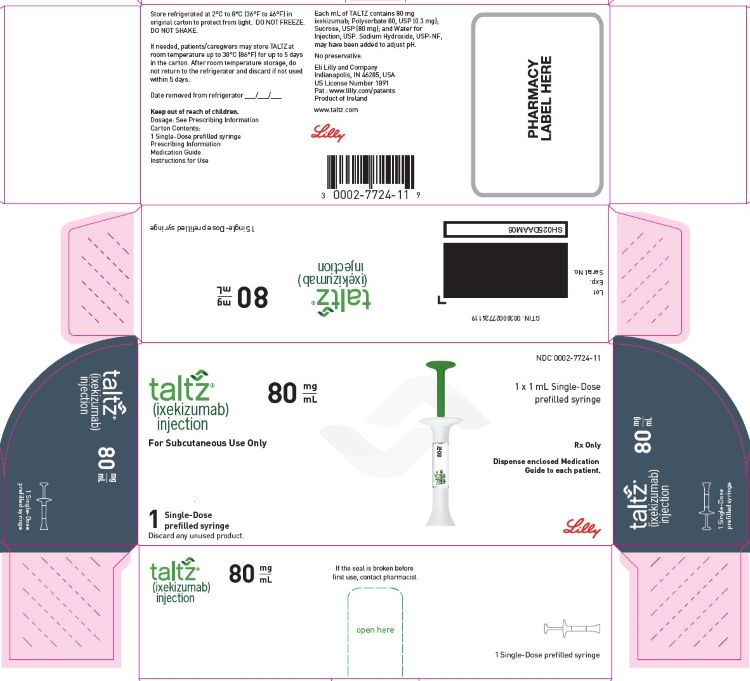 PACKAGE CARTON – Taltz Prefilled Syringe 80 mg
