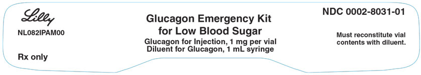 PACKAGE LABEL – Glucagon 1 mg Emergency Kit 1ct
