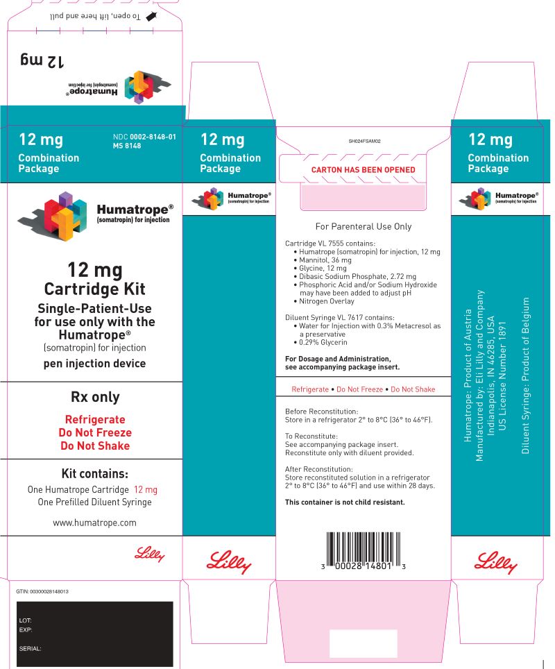 PACKAGE LABEL – Humatrope 12 mg Cartridge Kit
