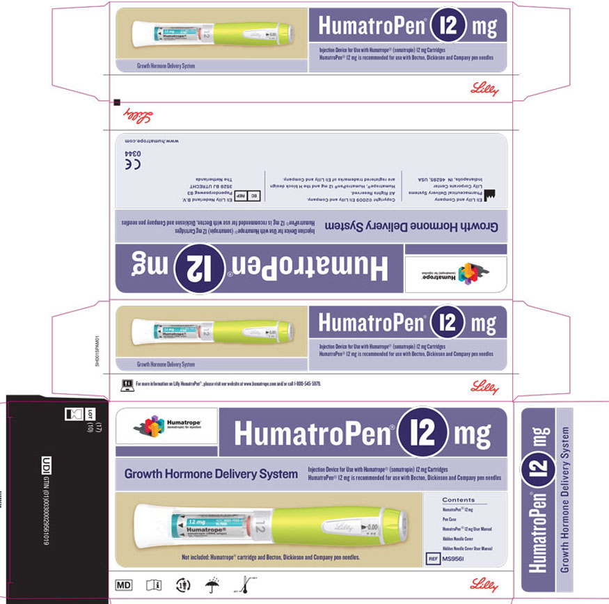 PACKAGE LABEL – Humatrope 12 mg Pen
