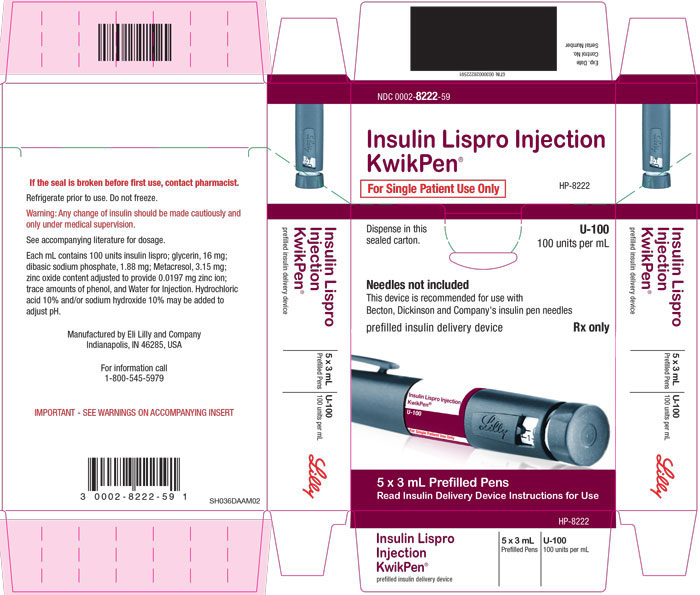 PACKAGE CARTON – Insulin Lispro Injection KwikPen 5ct
