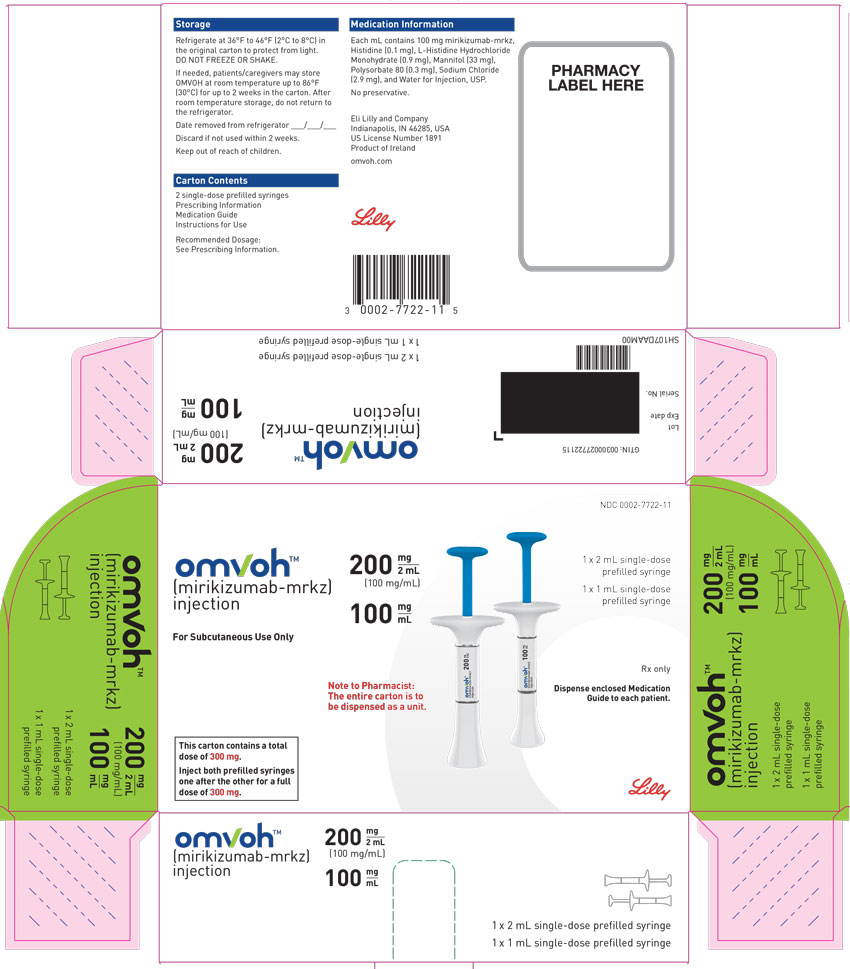 PACKAGE LABEL – Omvoh 300 mg Prefilled Syringe
