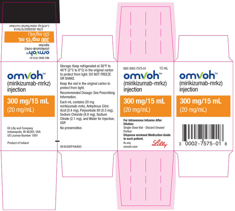 PACKAGE LABEL – Omvoh 300 mg Vial Carton
