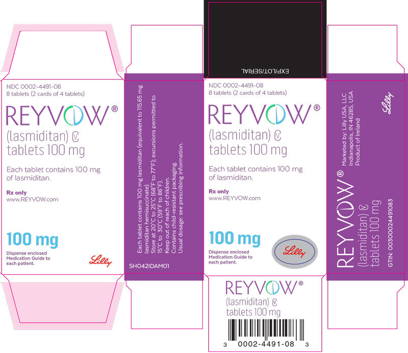 PDP Text – REYVOW 100 mg trade carton
